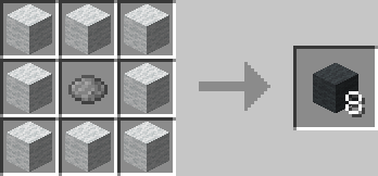 Gray wool crafting recipe