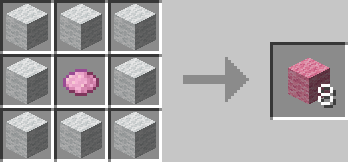 Pink wool crafting recipe